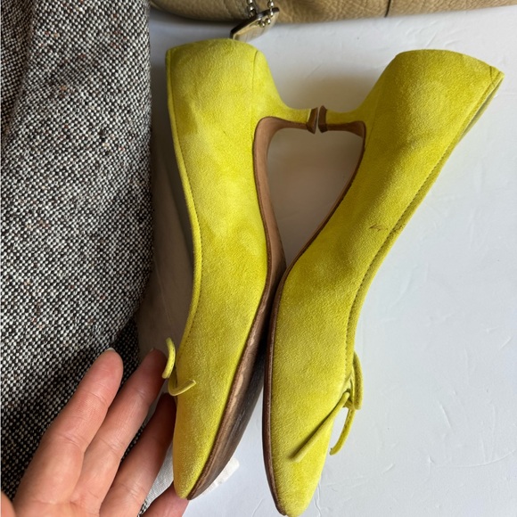 PRIORI Lime Green Suede Kitten Heels - Picture 9 of 15